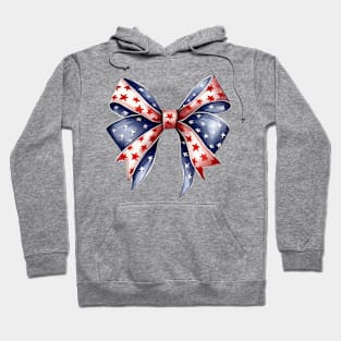 4th of July Ribbon #1 Hoodie